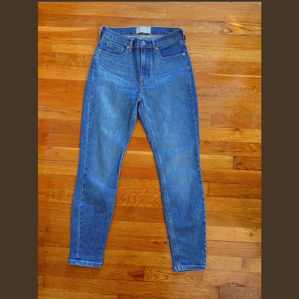 Everlane High-Rise Skinny Jean Size 27 R Mid Blue
